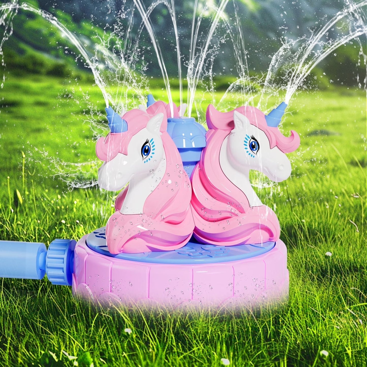Outdoor Water Toys Kids Sprinkler: Fun Summer Toys for Kids Toddlers Play Outside - Girl Toys Age 3 4 5 6 7 8 Year Old