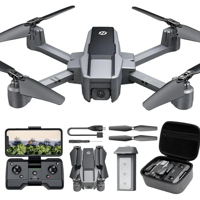 Holy Stone HS440D GPS Drone with Camera for Adults 4K, Foldable FPV Drone with 19Mins Flight Time, Auto Return, Follow Me, Waypoints, 5G Transmission, Under 249g Easy for Beginners