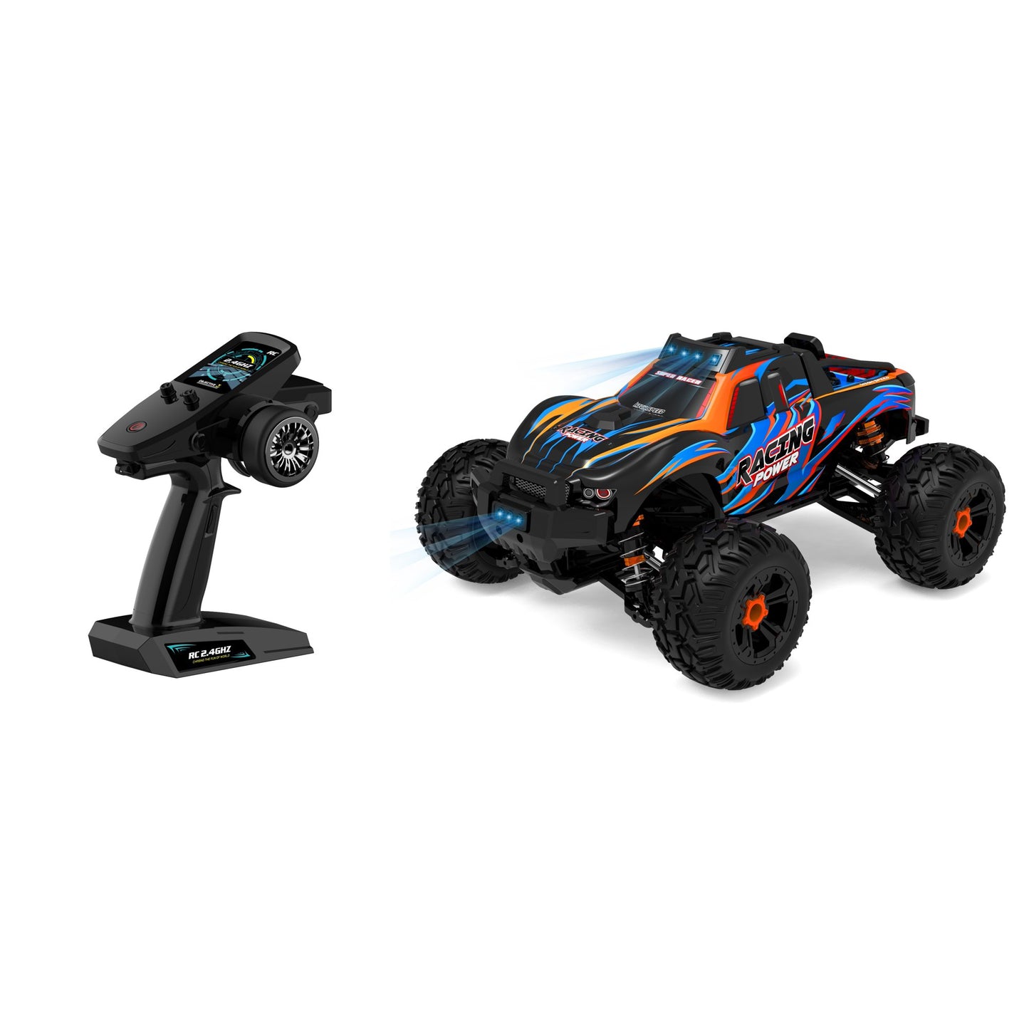RC Cars,1:14 Scale RC Truck Toy for Kids Adult,2.4GHz High Speed 40KM/H with LED Light,RC Cars for Boys Age 8-12,Best Birthday,Christmas Gift