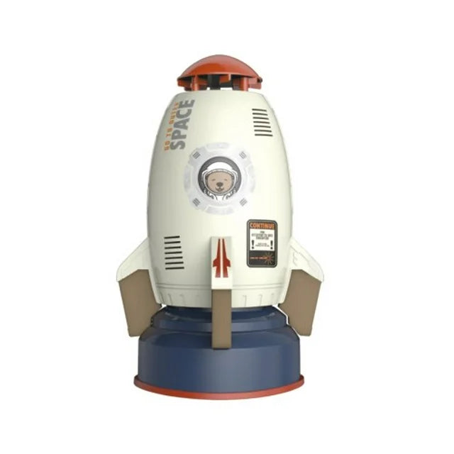Rocket Sprinklers Toys Water Splash Rocket Outdoor Water Play for Kids Rocket Sprinklers Toy Water Blaster Rockets Summer Garden Lawns Water Toys Spray for Kids 3 Years and Up (white)