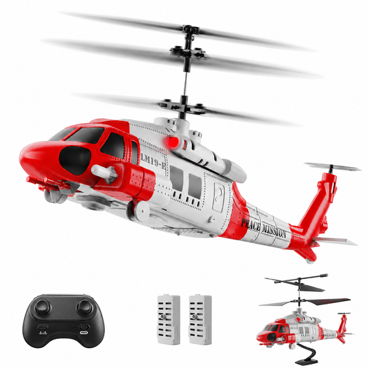 WeFone Military RC Helicopter with Missile Launcher and Display Stand, Remote Control Helicopter for Beginners, Indoor Flying Toy and Desk Display Model for Teens Ages 14+