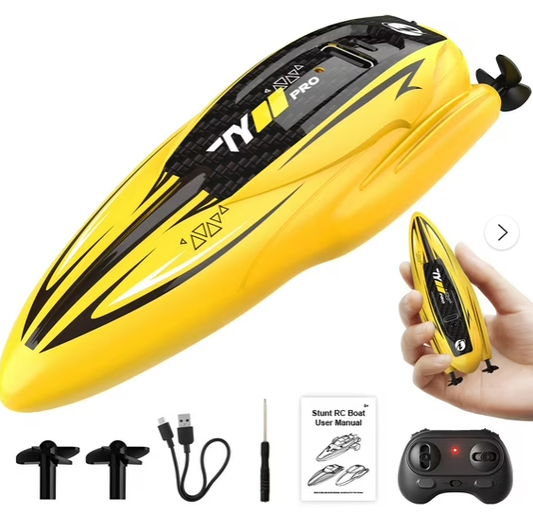 WeFone RC Boat for Kids & Adults, Fast Dual-Motor Action & 2.4GHz Racing – Great RC Water Toy Gift