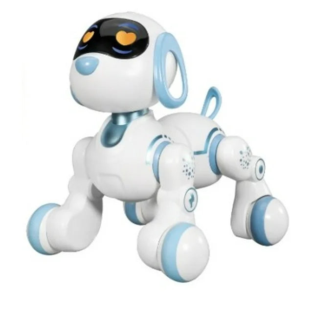 Children's robot dog toy, remote-controlled robot toy dog with early education function, intelligent programmable singing, dancing, sliding RC robot dog, electronic pet gift for children aged 3-8