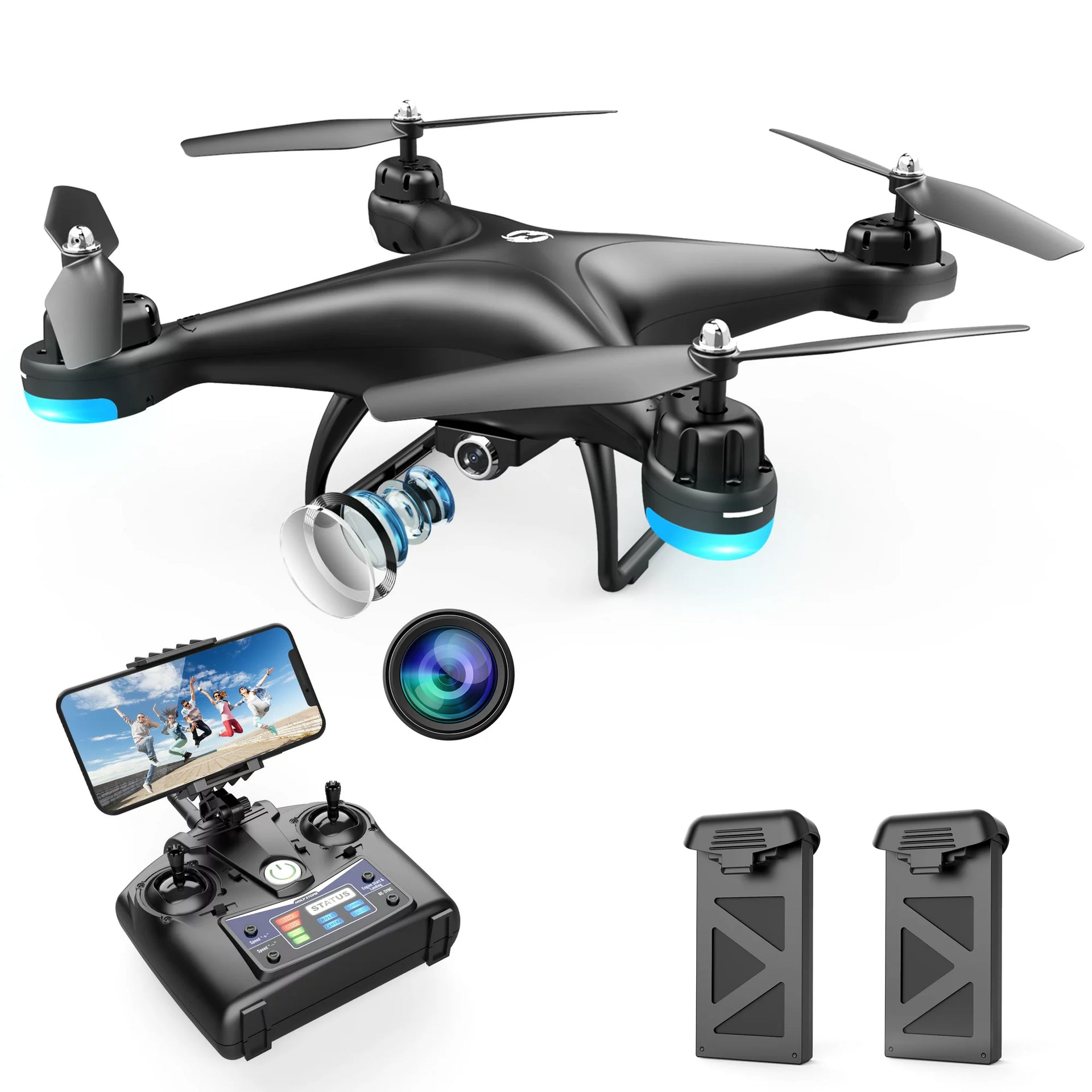 ドローン Holy Stone 1080P HD & ランディングパッド Holy Stone Drone Landing Pad