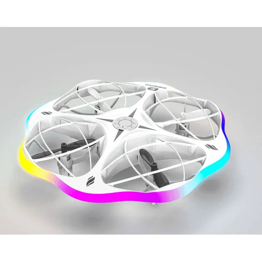 WeFone WF15 Drone for Kids, LED Lights Drone, 360°filp, 3 Batteries, Obstacle Avoidance, White