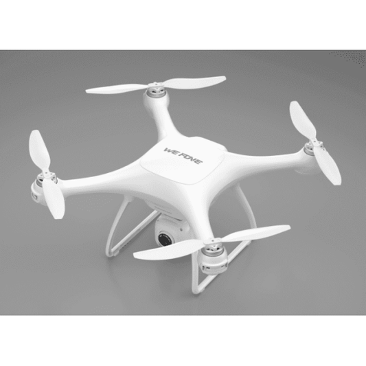 WeFone WF22 Drone with 720P HD Camera for Kids ＆ Adults, Optical Flow, 2 Batteries, 360° Flip, White