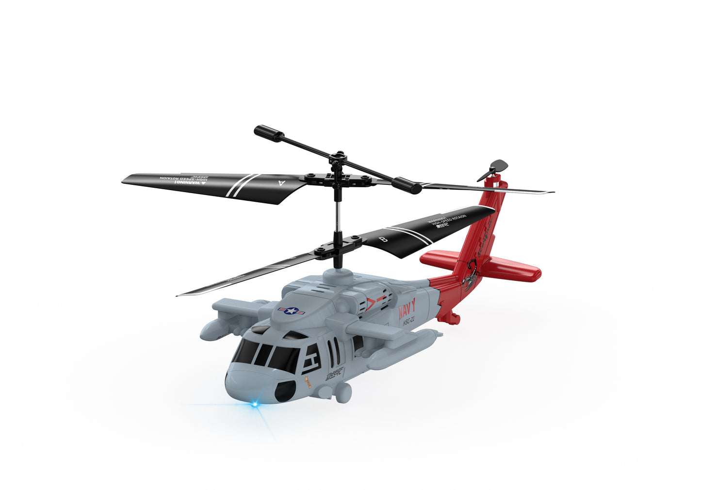 DEERC Black Hawk RC Helicopter for Kids, 2.4GHz Remote Control Helicopter for Adults, 26 Mins Flight, LED Lights, Altitude Hold, One-Key Take Off, Indoor Friendly, Helicopters Toy for Boys 8-12 Boys